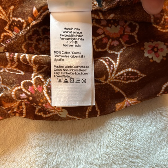 J. Crew Tie-front jumpsuit in vintage vines Size 10 NWOT - Picture 13 of 13